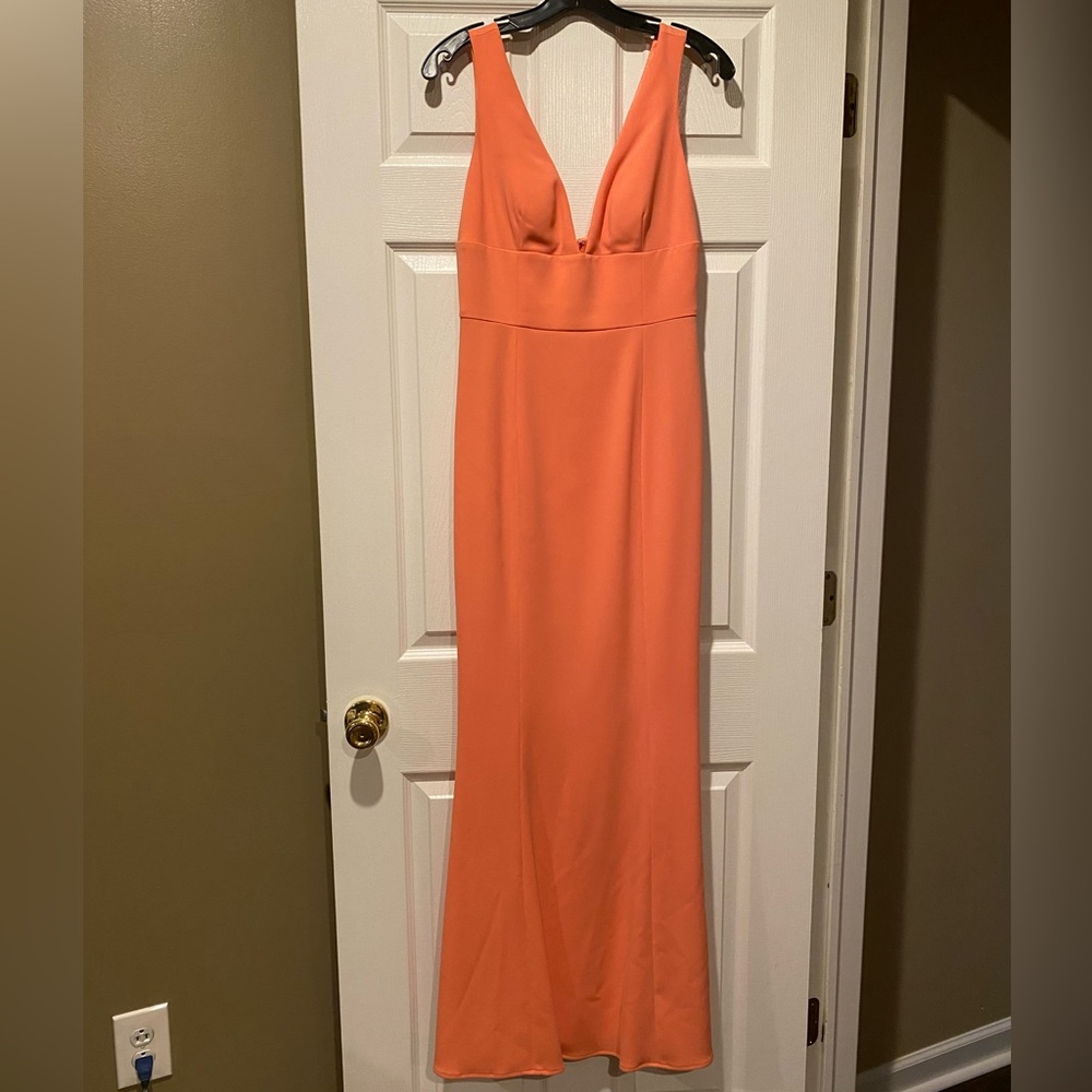 Laundry by Shelli Segal Coral Evening Gown